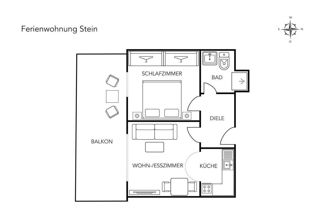 Ferienwohnung Steinmandl Oberstdorf Esterno foto